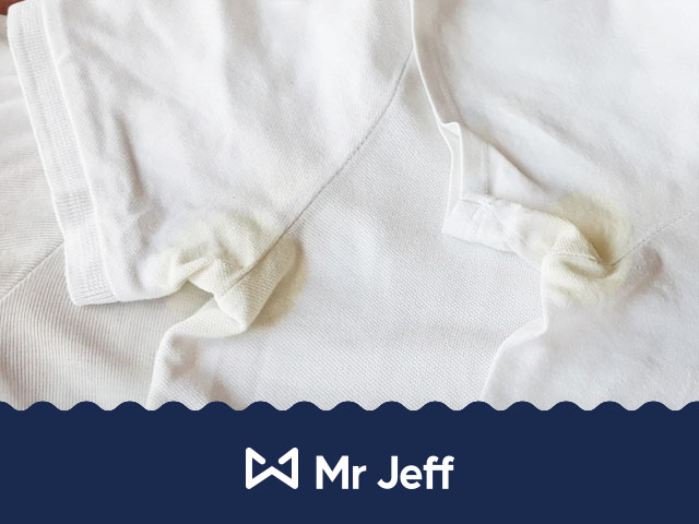 temblor Tren su Manchas amarillas: Cómo quitar las manchas de la ropa • Jeff : Jeff